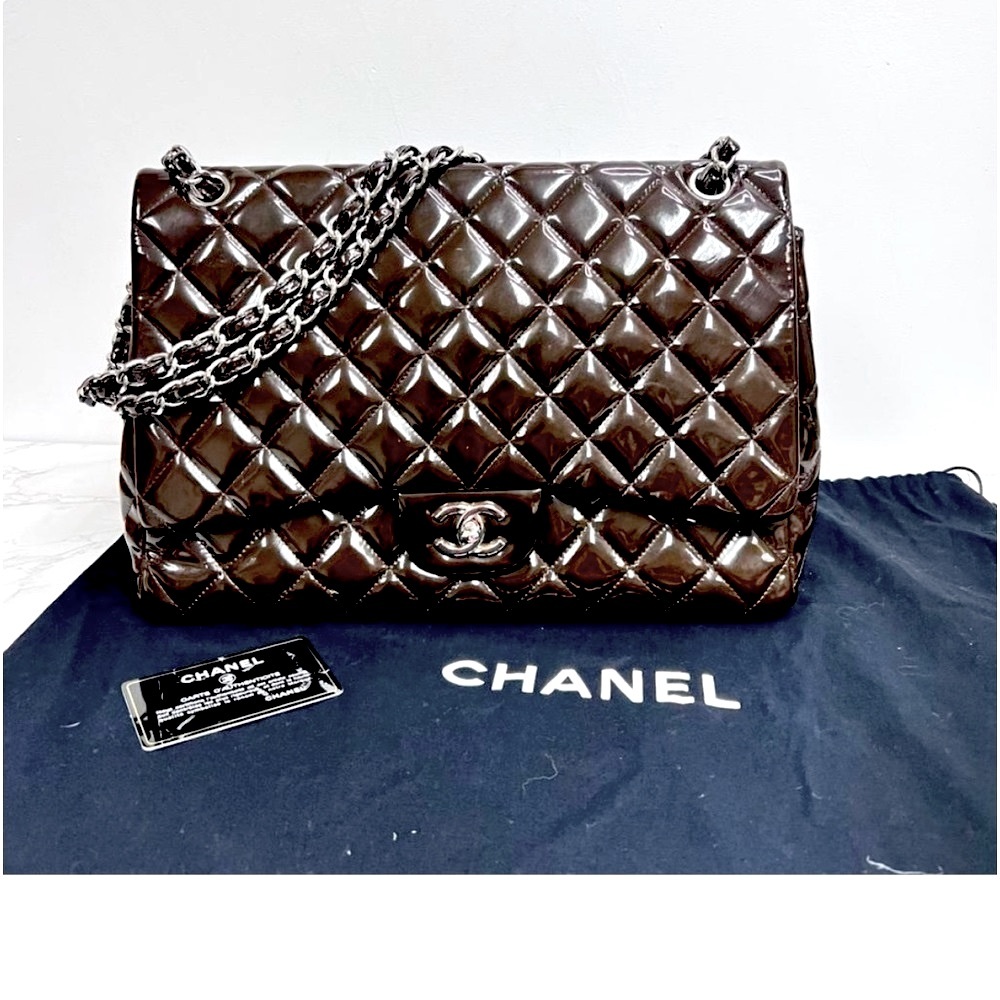 CHANEL MAXI BAGS 💯 AUTHENTIC no damage, delivery with Card + Dust bags